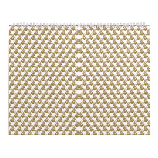 weißer Hintergrund mit grünen Blätter Kalender (Titelbild)