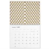 weißer Hintergrund mit grünen Blätter Kalender (Jan 2027)