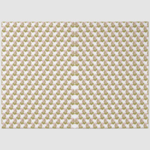 weißer Hintergrund mit grünen Blätter Seidenpapier