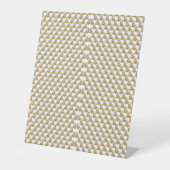 weißer Hintergrund mit grünen Blätter Sockelschild (Vorderseite)