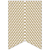 weißer Hintergrund mit grünen Blätter Wimpelkette (Dritte Fahne)