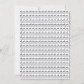 weißer Hintergrund mit Kreismuster Einladung (Vorderseite)