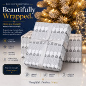 weißer Hintergrund mit Kreismuster Geschenkpapier