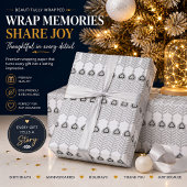 weißer Hintergrund mit Kreismuster Geschenkpapier