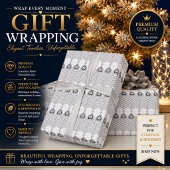 weißer Hintergrund mit Kreismuster Geschenkpapier