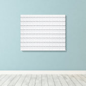 weißer Hintergrund mit Kreismuster Leinwanddruck (Insitu (Holzboden))