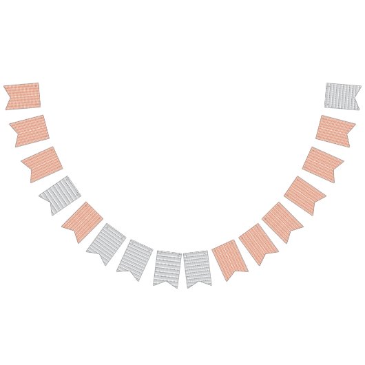 weißer Hintergrund mit Kreismuster Wimpelkette (Alle)