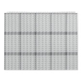 Weißer Hintergrund mit subtilen, verflochtenen, Kalender (Titelbild)