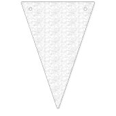 Weißer Hintergrund mit subtilen, verflochtenen, Wimpelkette (Dritte Fahne)