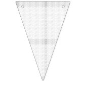 Weißer Hintergrund mit subtilen, verflochtenen, Wimpelkette (Erste Fahne)