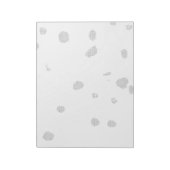 weißer Hintergrund mit vielen kleinen Punkten Notizblock (Rotiert)