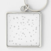 weißer Hintergrund mit vielen kleinen Punkten Schlüsselanhänger (Vorne)