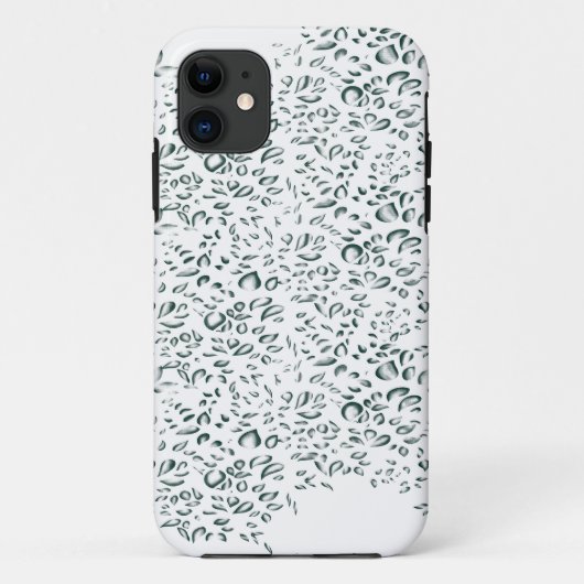 weißer Hintergrund mit vielen Wassertropfen Case-Mate iPhone Hülle (Rückseite)