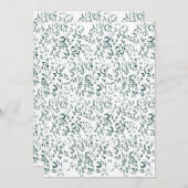 weißer Hintergrund mit vielen Wassertropfen Einladung (Vorne/Hinten)