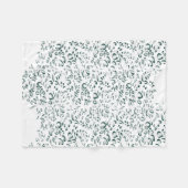 weißer Hintergrund mit vielen Wassertropfen Fleecedecke (Vorderseite (Horizontal))