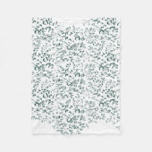 weißer Hintergrund mit vielen Wassertropfen Fleecedecke (Vorderseite)