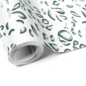 weißer Hintergrund mit vielen Wassertropfen Geschenkpapier (Rolleneckpunkt)