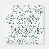 weißer Hintergrund mit vielen Wassertropfen Magnet (Vorne)