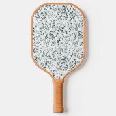 weißer Hintergrund mit vielen Wassertropfen Pickleball Schläger (Vorderseite)
