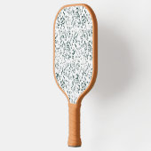 weißer Hintergrund mit vielen Wassertropfen Pickleball Schläger (Links)