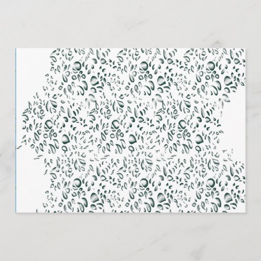 weißer Hintergrund mit vielen Wassertropfen Programm (Vorderseite)