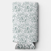 weißer Hintergrund mit vielen Wassertropfen Selters Dosenkühler (Rückseite)