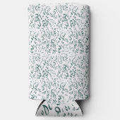 weißer Hintergrund mit vielen Wassertropfen Selters Dosenkühler (Vorderseite)