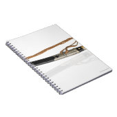 weißer Hintergrund, Reflexion Notizblock (Rechte Seite)