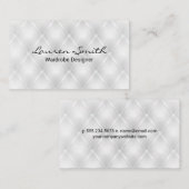 Weißer Hintergrund Visitenkarte (Vorne/Hinten)