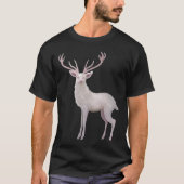 Weißer Hirsch T-Shirt (Vorderseite)
