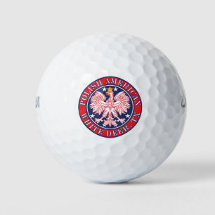 Weißer Hirsch Texas Polnischer Adler Golfball