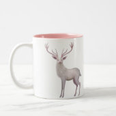 Weißer Hirsch Zweifarbige Tasse (Links)