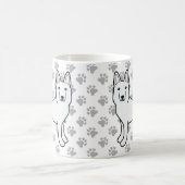 Weißer Hirte/Weißer Hirte Hund & Paws Kaffeetasse (Mittel)