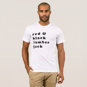 weißer Holzfäller kariert T-Shirt (Vorne ganz)
