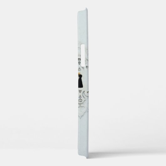 Weißer Holzrahmen Case-Mate iPhone Hülle (Rückseite / Rechts)