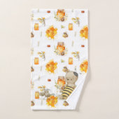 Weißer Honig Badhandtuch Set (Handtuch)