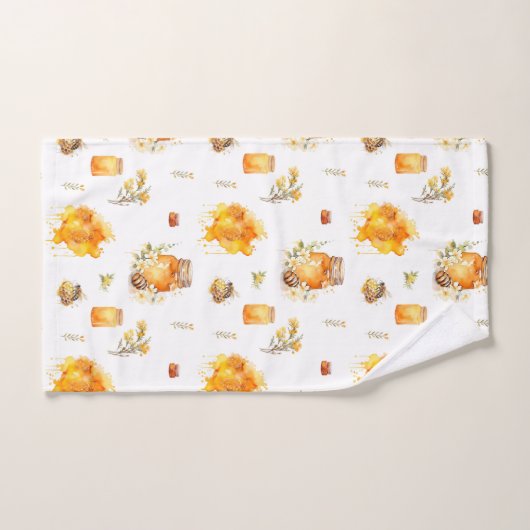 Weißer Honig Badhandtuch Set (Handtuch)