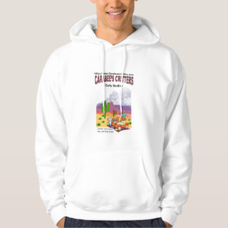 Weißer Hoodie