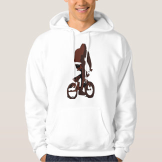 Weißer Hoodie - benutzen Sie Fahrräder, retten