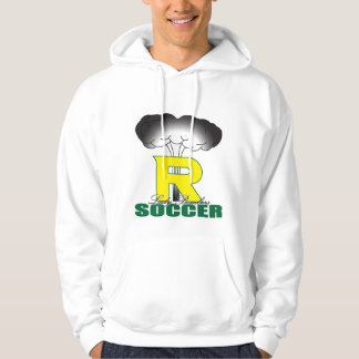 Weißer Hoodie - Richland Bomber-Mädchen-Fußball