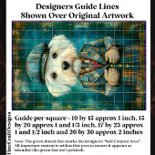 Weißer Hund als LandGentleman DK6R Decoupage Seidenpapier