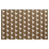 Weißer Hund Stoff (Yard (91,4 cm))