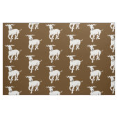Weißer Hund Stoff (Fat Quarter (45,7 x 55,9 cm))