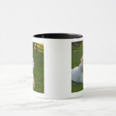 Weißer Hund Tasse (Zentrum)