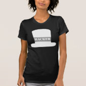 Weißer Hut-Hacker-T - Shirt (Vorderseite)