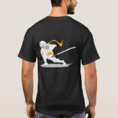 Weißer Hut Ninja T - Shirt (Rückseite)