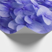 Weißer Hydrangea-Blumenhintergrund Geschenkpapier (Ecke)