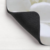 Weißer Hydrangea "Braut-zu-Ist" mousepad (Ecke)