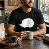 Weißer Igel Tri-Blend Shirt