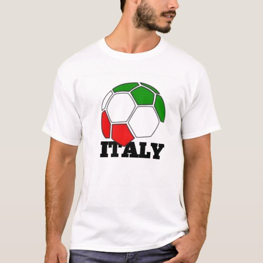 Weißer Italienischer T - Shirt. 02 T-Shirt (Vorderseite)